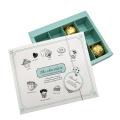 Custom Printing Paper Gift Box with Dividers Food Box Chocolate Box